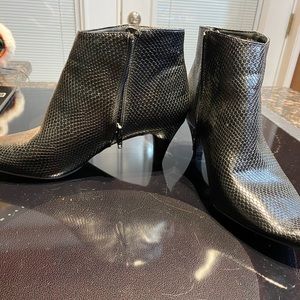 Black ankle boots